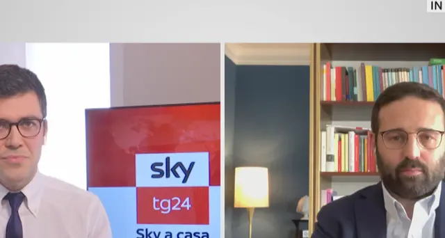 Nasce Sky Tg24 - Sky a casa, prima edizione tg tutta da casa