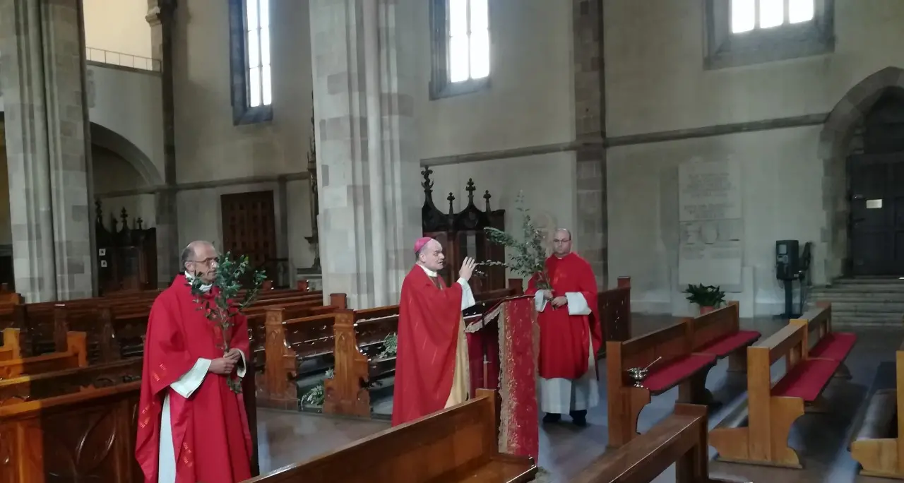 Domenica delle Palme a porte chiuse nel Duomo di Bolzano