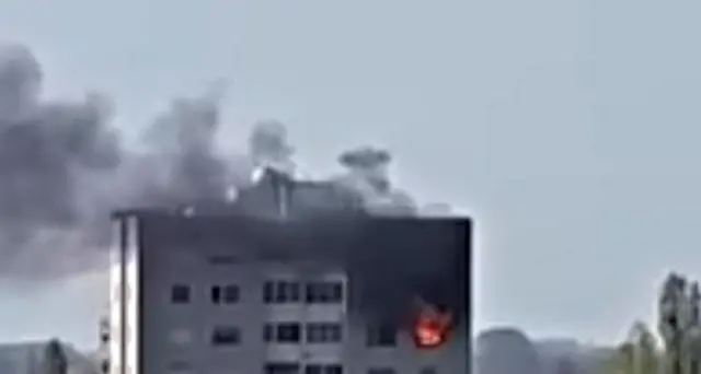 Vasto incendio nel Bolognese