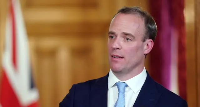 Raab, Johnson in mani sicure