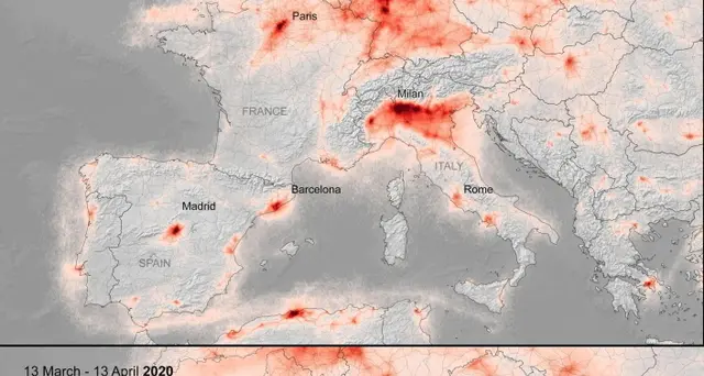 Con virus cala smog,-11mila morti Europa