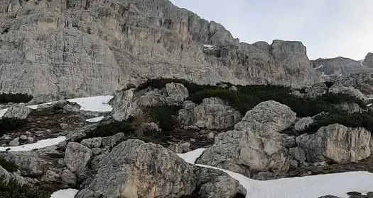La scritta \"Los von Rom\" compare anche sul Valparola