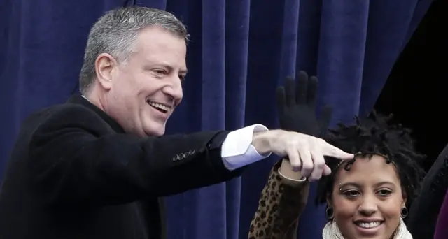 De Blasio,mia figlia vuole mondo di pace