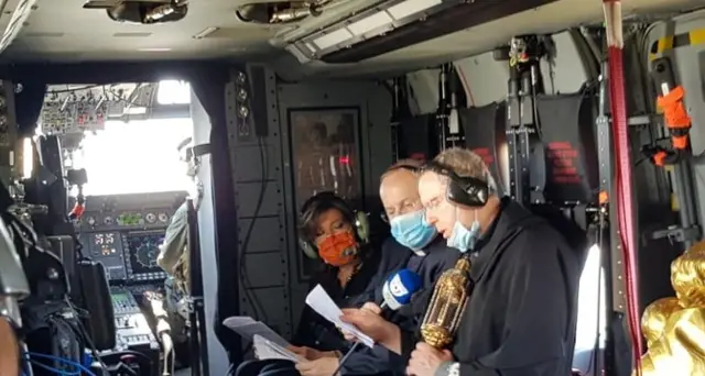 Casellati a Padova, in elicottero con reliquia S.Antonio
