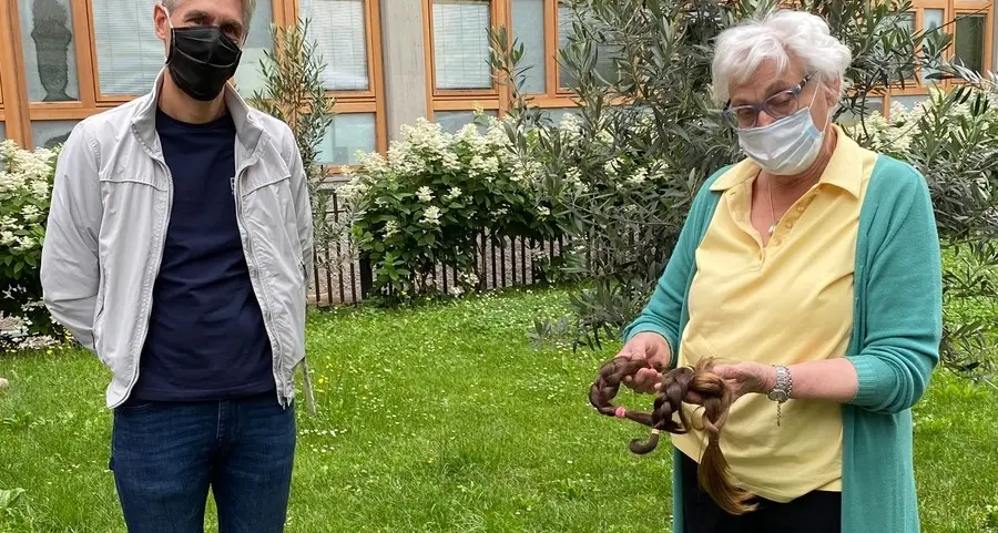 85 metri di capelli per le parrucche destinate ai malati