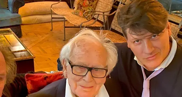 Pierre Cardin compie 98 anni e festeggia con Depardieu