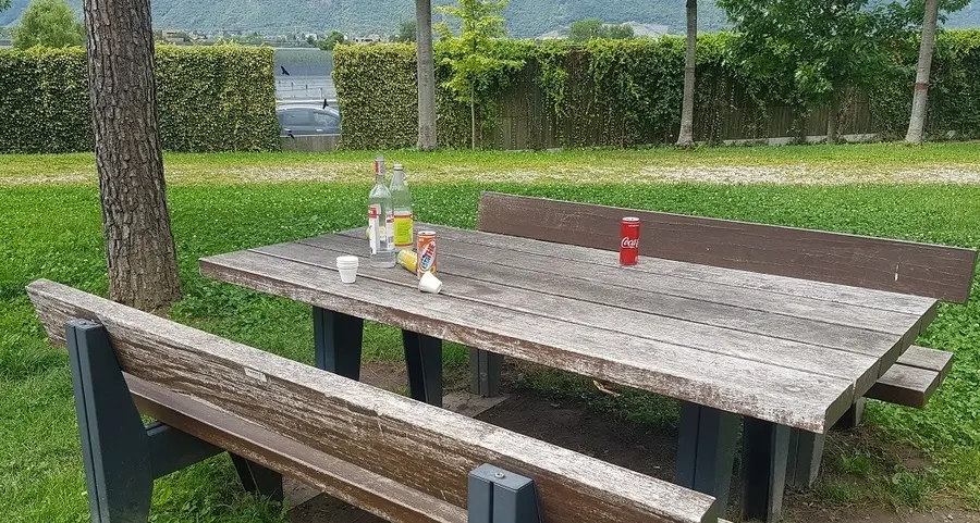 Rifiuti e danni nel parco di Pineta, residenti furiosi