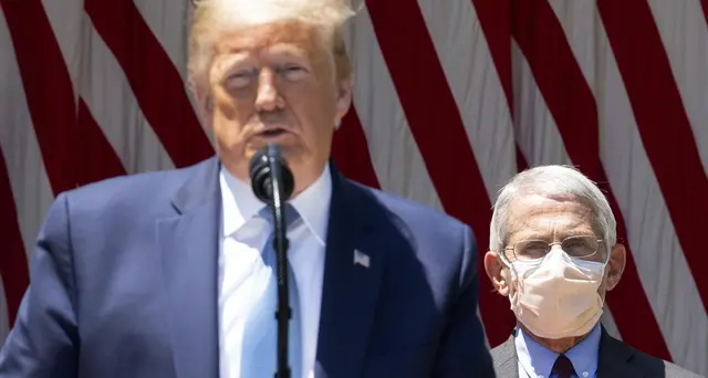 Trump, 'non sono d'accordo con Fauci'