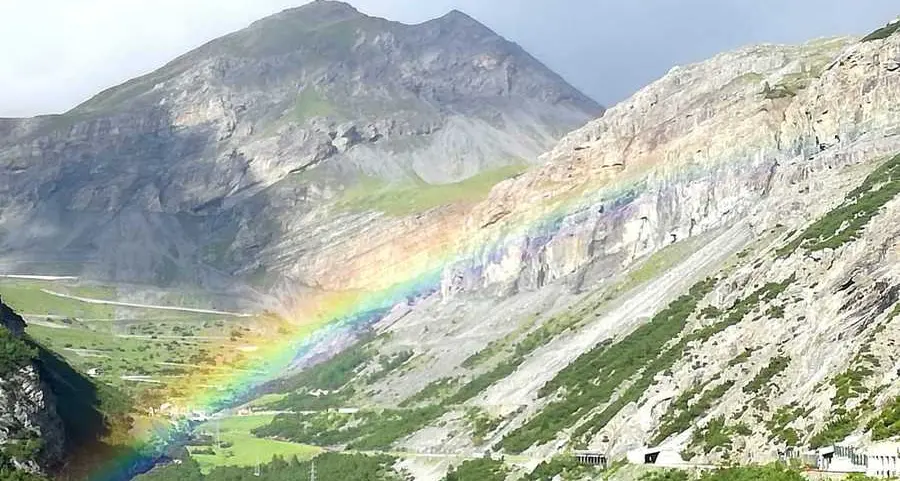 L’arcobaleno a passo Stelvio