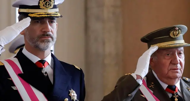 Media Spagna, Juan Carlos ad Abu Dhabi