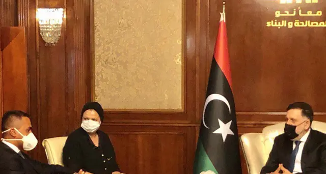 Di Maio, Italia sostiene l'accordo Sarraj-Saleh