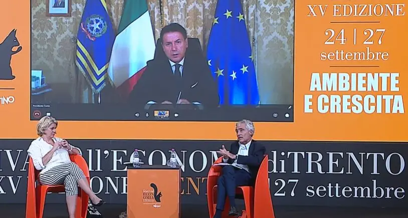 Conte al Festival dell'Economia: \"Escludo un nuovo lockdown. Quota 100? Non sarà rinnovata\"