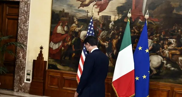 Pompeo a P.Chigi, incontro di un'ora con Conte