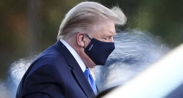 Tweet di Trump dall'ospedale, 'sta andando bene, credo'