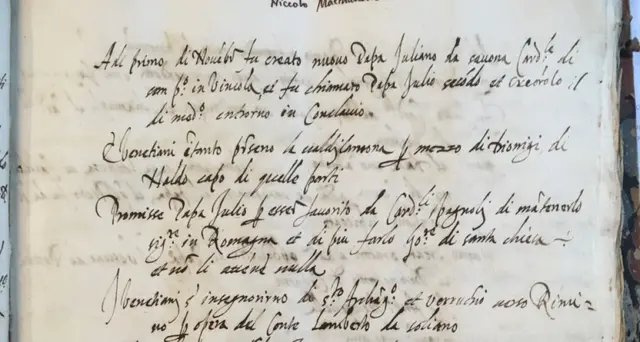 Machiavelli, spunta un inedito in Biblioteca nazionale Firenze