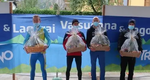 Bettin e Parisi più forti del freddo a Caldonazzo