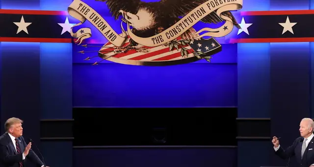 Al via duello tv a distanza Trump-Biden