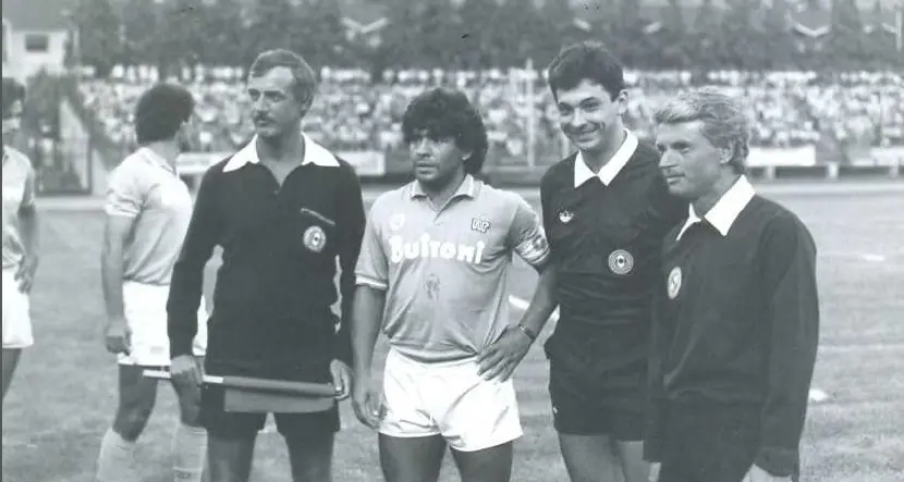 Maradona, quella volta allo stadio Quercia di Rovereto