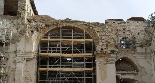 Sindaco Norcia torna in cripta S. Benedetto