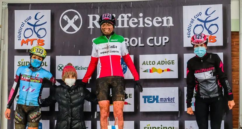 Bertolini e Baroni sul podio di Nalles tra neve e fango