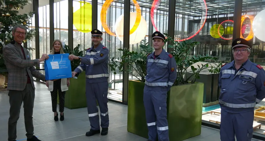 Anno di super-lavoro: le Terme premiano i vigili del fuoco