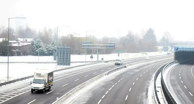 Pioggia gelata, chiude l'A1