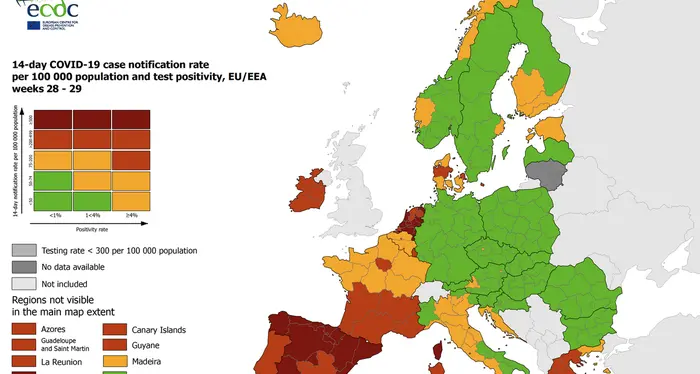 Covid: Alto Adige in verde nella mappa Ue