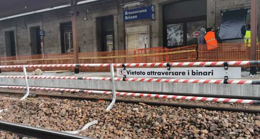 Bressanone, posate in stazione le barriere contro gli attraversamenti