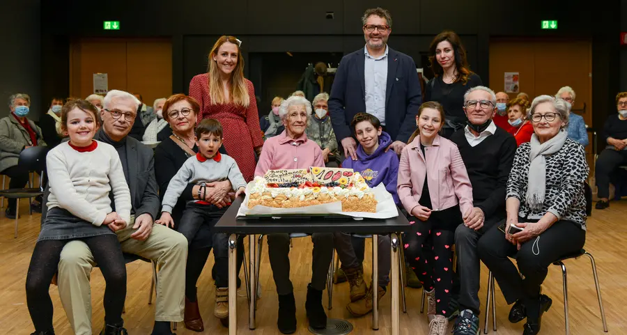 Festa per i 100 anni di Lucia, la “nonna” di Oltrisarco