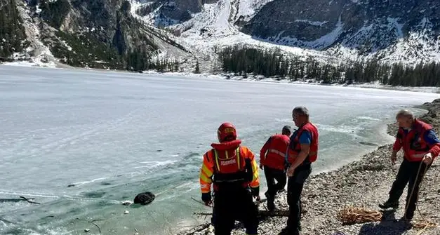 Braies, i soccorsi nel lago ghiacciato sono costati 25 mila euro