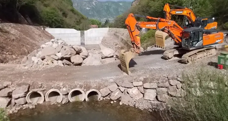 Rio Vallarsa, bacino da 38mila metri cubi contro le inondazioni