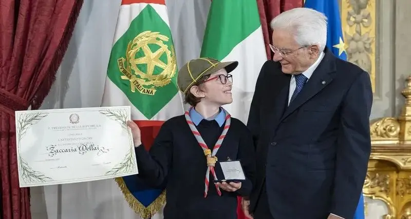 Mattarella premia Zaccaria: «Esempio per tanti ragazzi»