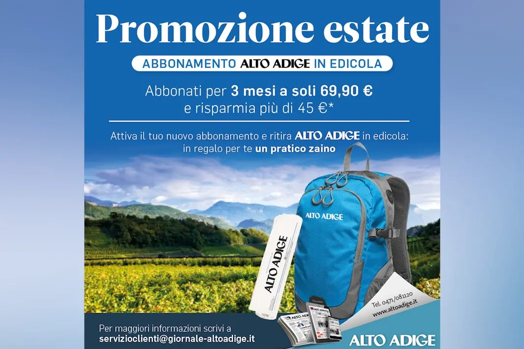Un’estate speciale con l’abbonamento all’Alto Adige