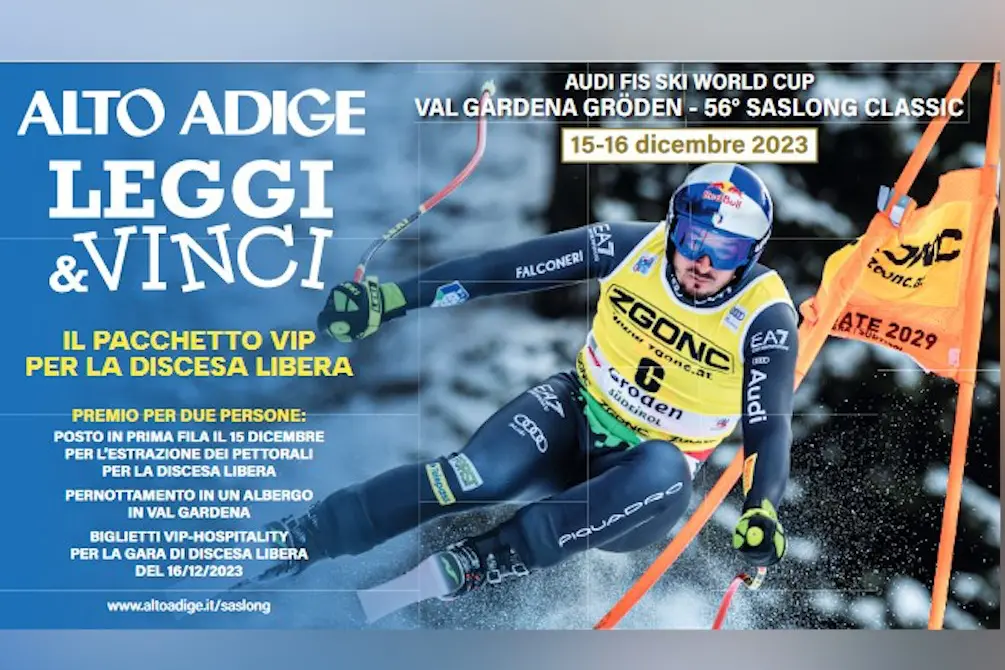 Un grande concorso per i nostri lettori: leggi l'Alto Adige e vinci la mitica Saslong