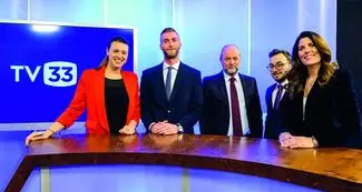 Nasce una nuova televisione regionale: VB33 diventa TV33, con redazione anche a Trento