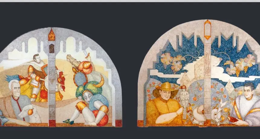 Sotto le volte di Castel Mareccio i potentati di anni non lontani