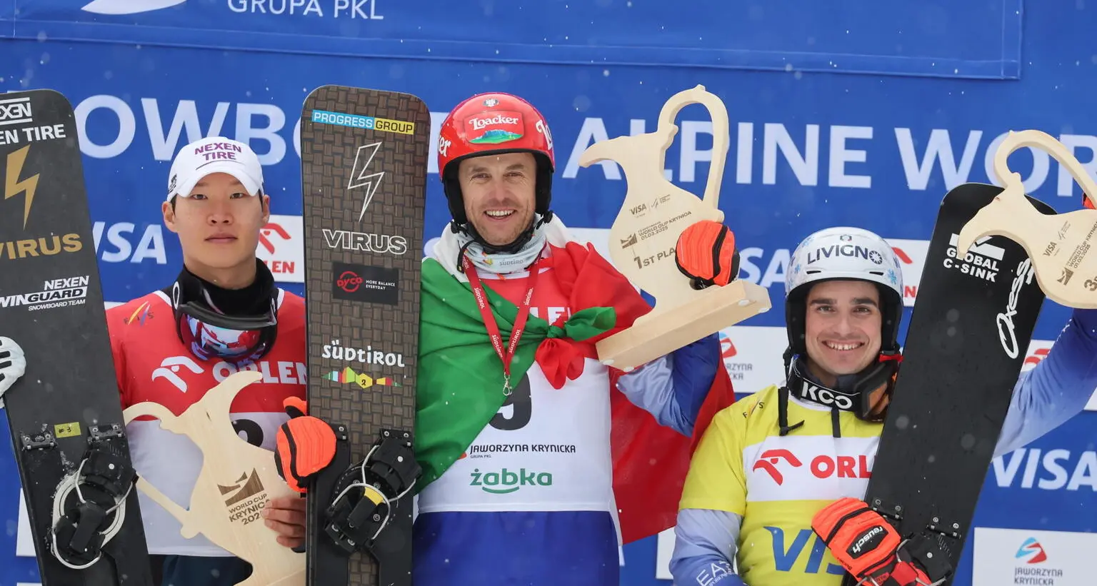 Snowboard, l'altoatesino Fischnaller trionfa nel parallelo di Coppa del mondo in Polonia