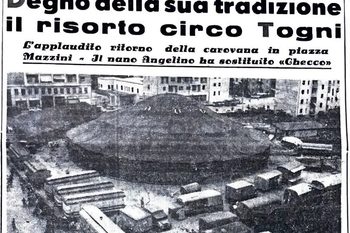 28 maggio 1954. Torna a Bolzano il Circo Togni dopo la tragedia del “Bagonghi