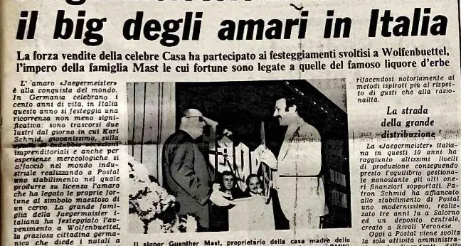 Luglio 1979: Jägermeister Italia vola in Germania