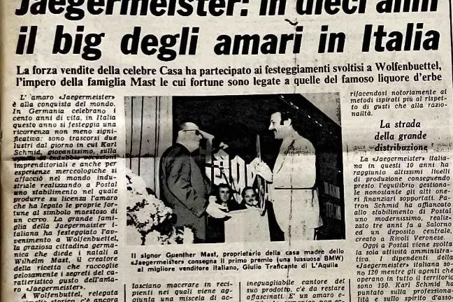 Luglio 1979: Jägermeister Italia vola in Germania
