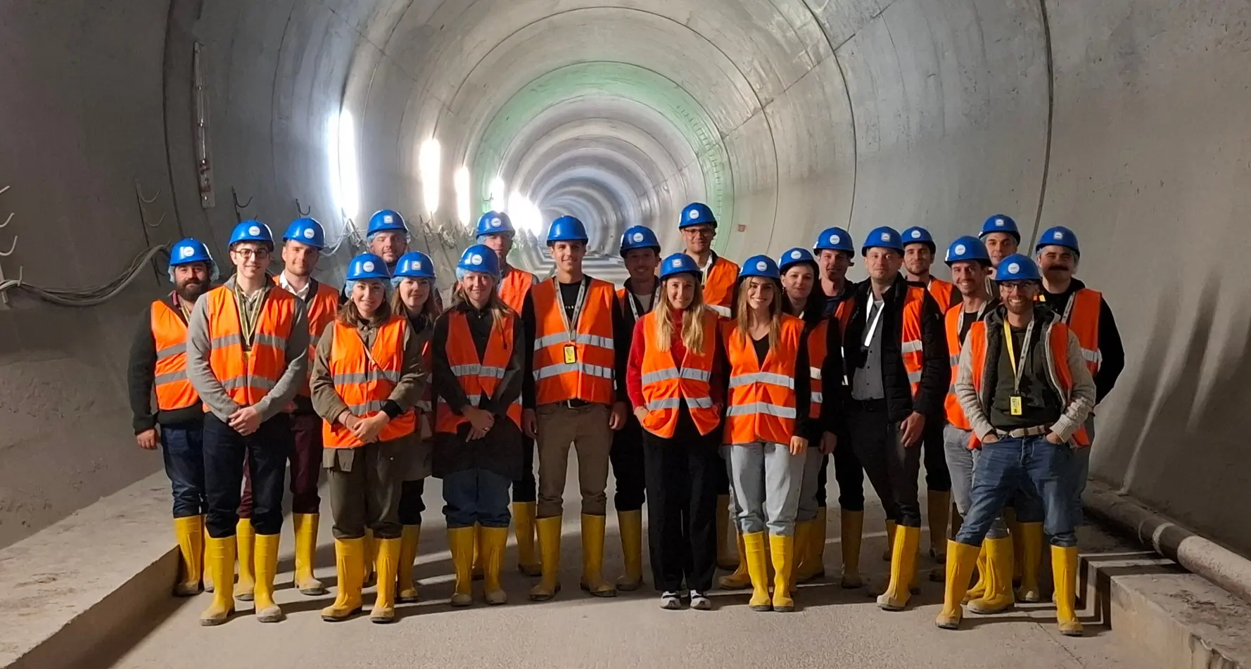 Giovani imprenditori in visita al Tunnel di base del Brennero