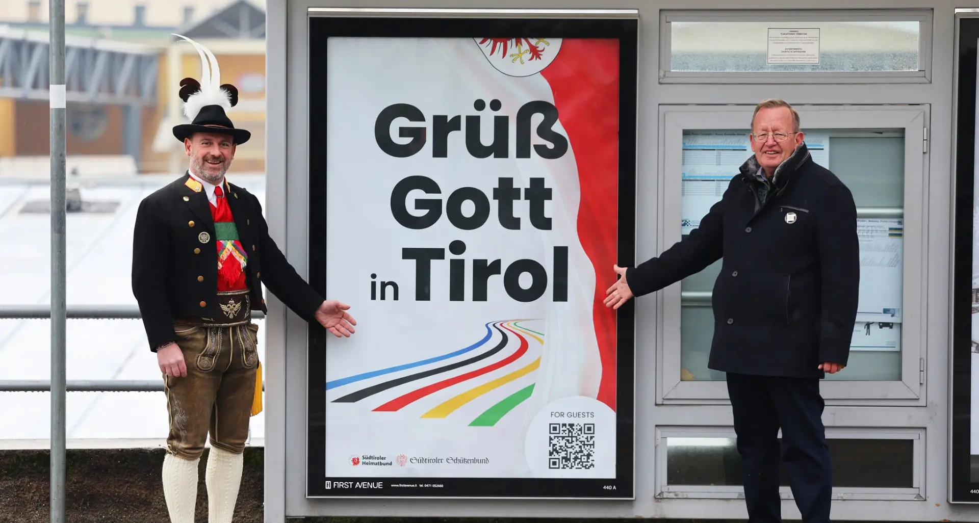 “Grüß Gott in Tirol”: manifesti degli Schützen in Alto Adige in vista delle Olimpiadi