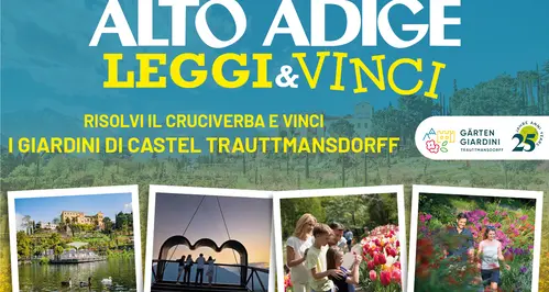 Con l'Alto Adige \"Leggi e Vinci i Giardini di Trauttmansdorff\"