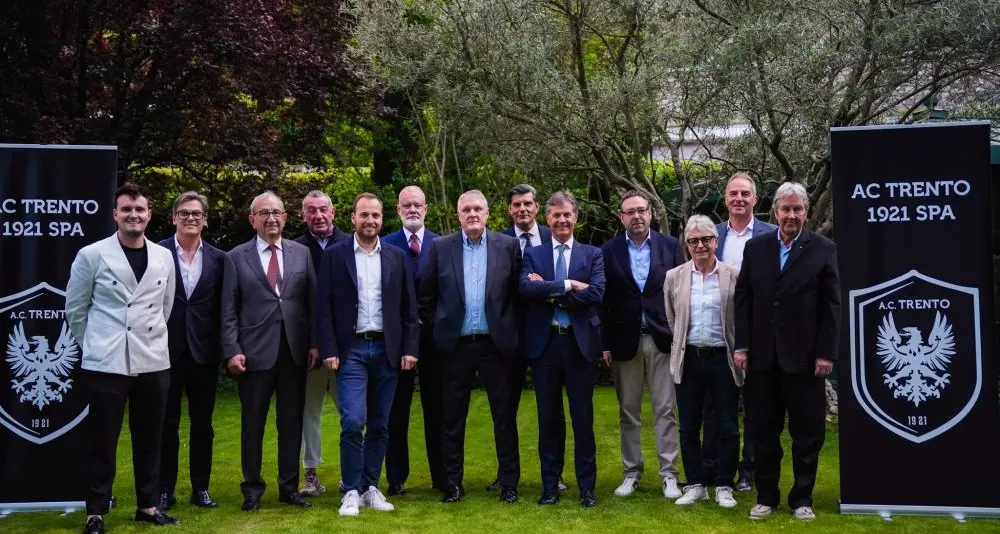 Calcio Trento, entrano otto nuovi soci: capitale a 3 milioni