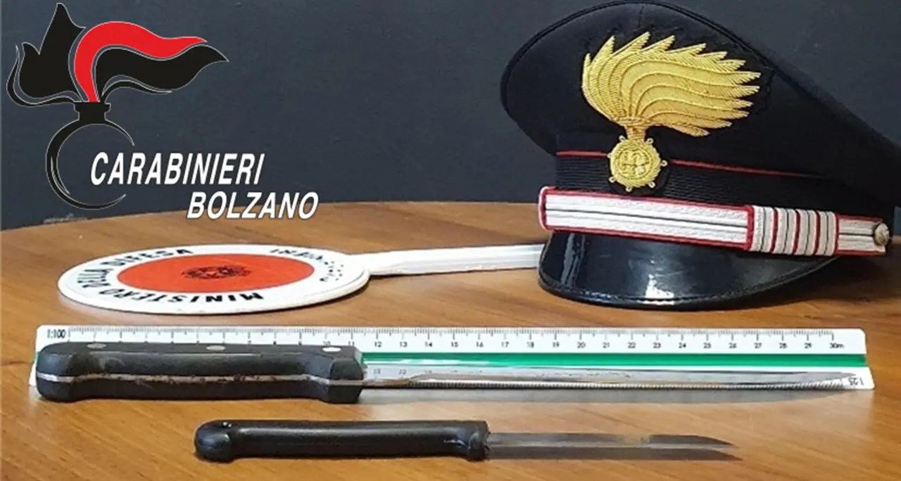 Ponte di verifiche in Val Pusteria: denunciati 4 automobilisti, spunta anche un coltello