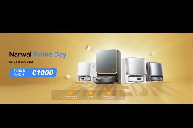 Comunicato Stampa: Rivoluzione tra le mura di casa: Narwal abbatte i prezzi fino a €1.000 per il Prime Day