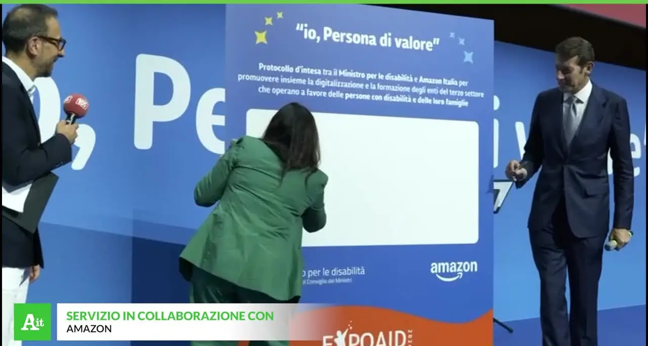 Amazon scommette sull’inclusione e firma un protocollo con il ministero per le Disabilità