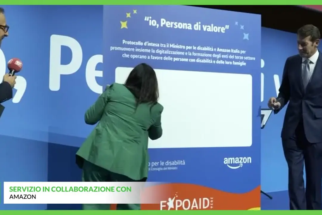 Amazon scommette sull’inclusione e firma un protocollo con il ministero per le Disabilità