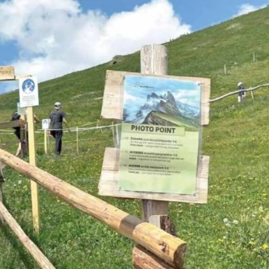 Il Seceda raddoppia: ora per accedere al sentiero si paga in due posti