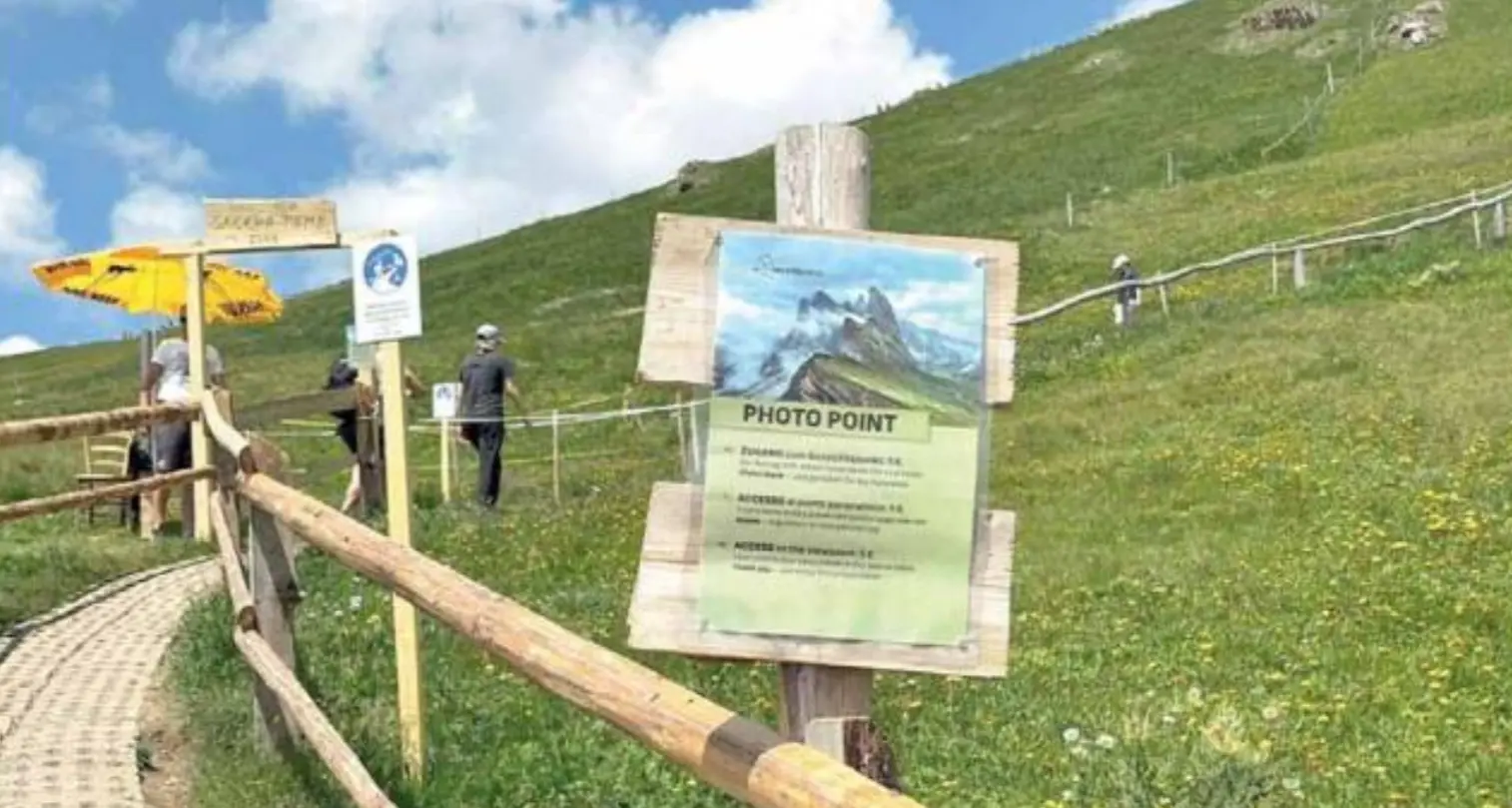 Il Seceda raddoppia: ora per accedere al sentiero si paga in due posti